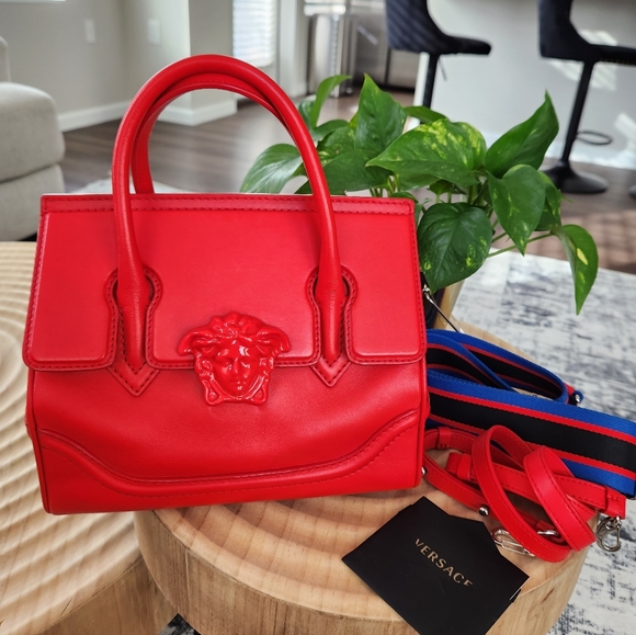 Versace Handbags - VERSACE MEDUSA HEAD SHOULDER BAG
